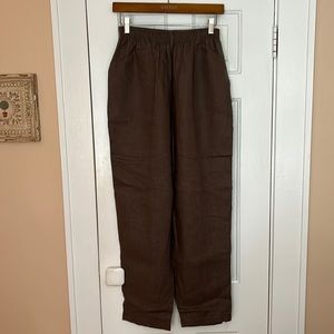 Linen pants, size s, Sue Anderson for Eco style.